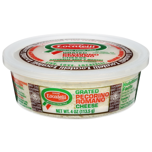 Locatelli Grated Pecorino Romano Cheese