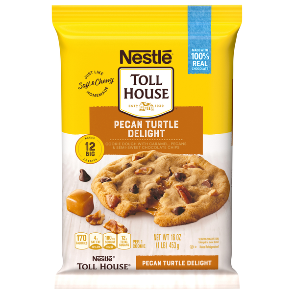 Nestle Toll House Pecan Turtle Delight Cookie Dough - 12 ct