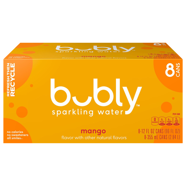 bubly Mango Sparkling Water - 8 pk