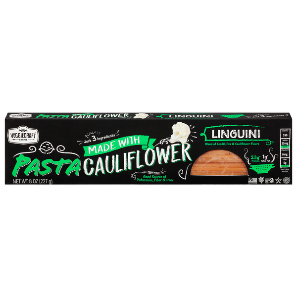Save on VeggieCraft Farms Made with Cauliflower Linguini Pasta Gluten