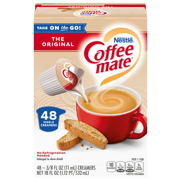 Coffee mate Original Coffee Creamer Singles - 48 ct