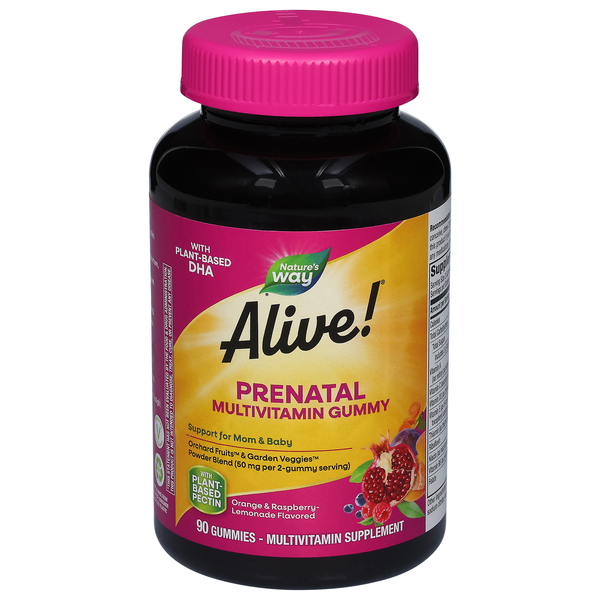 Nature's Way Alive Daily Support Prenatal Multivitamin Gummies