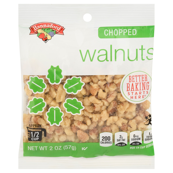 Hannaford Walnuts Chopped