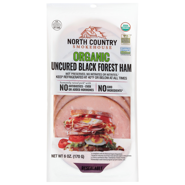 North Country Smokehouse Organic Uncured Black Forest Ham