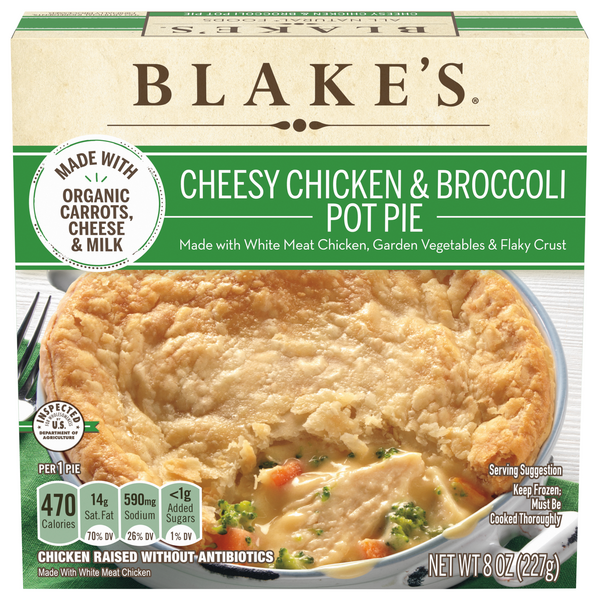 Blake's Cheesy Chicken & Broccoli Pot Pie Frozen Meal