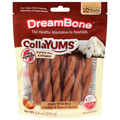 DreamBone CollaYums Twists Real Chicken & Peanut Butter Dog Chews - 10 ct