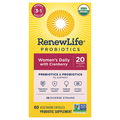 Renew Life Women's Vegetarian Daily Probiotic Capsules with Cranberry
