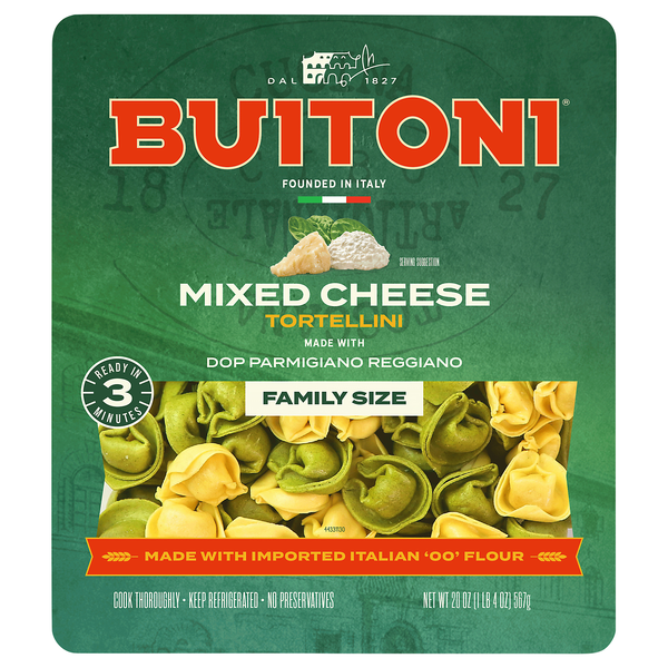 Buitoni Mixed Cheese Tortellini Pasta Family Size Fresh