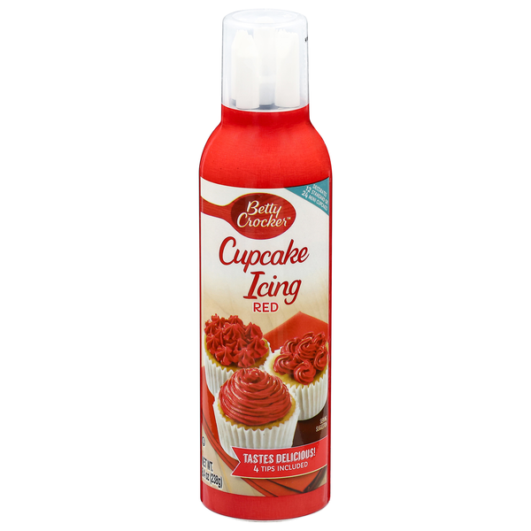 Betty Crocker Red Cupcake Icing Aerosol
