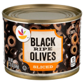 Giant Sliced Ripe Black Olives