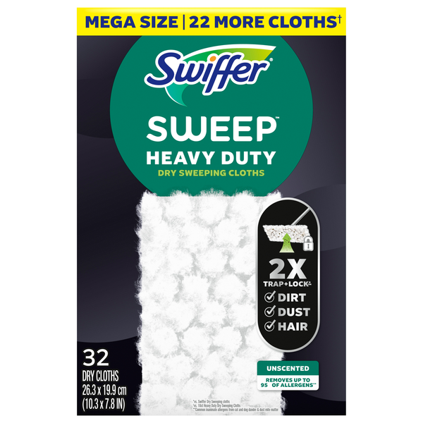 Swiffer Heavy Duty Dry Sweeping Cloths