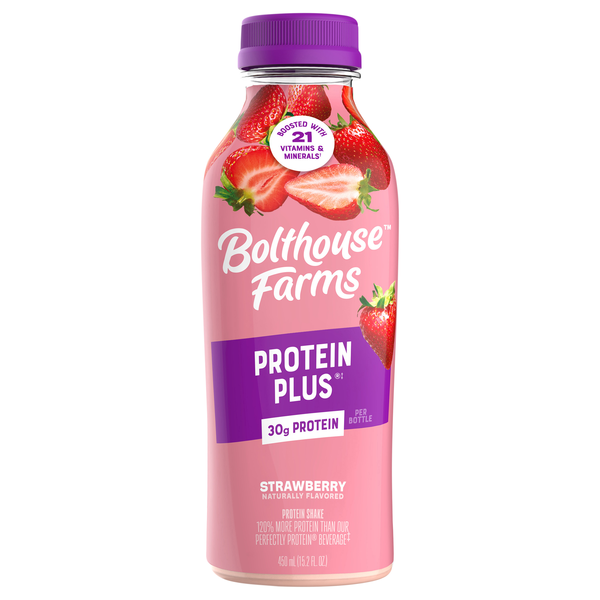 Bolthouse Farms Strawberry Protein Plus Shake Fresh