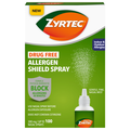 Zyrtec Drug Free Allergen Shield Nasal Mist Spray
