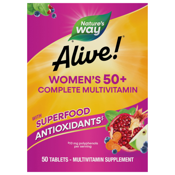 Nature's Way Alive! Women's 50+ Complete Multivitamin Supplement Tablets