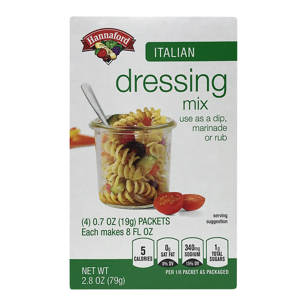 Hannaford Italian Dressing Mix Packets - 4 ct