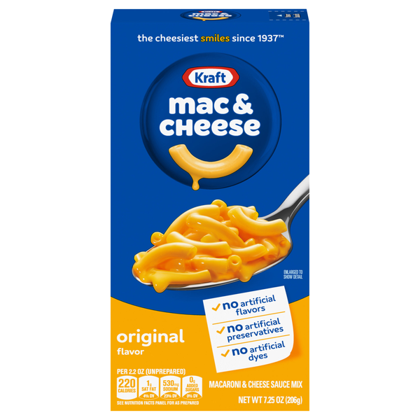Kraft Original Flavor Mac & Cheese Dinner