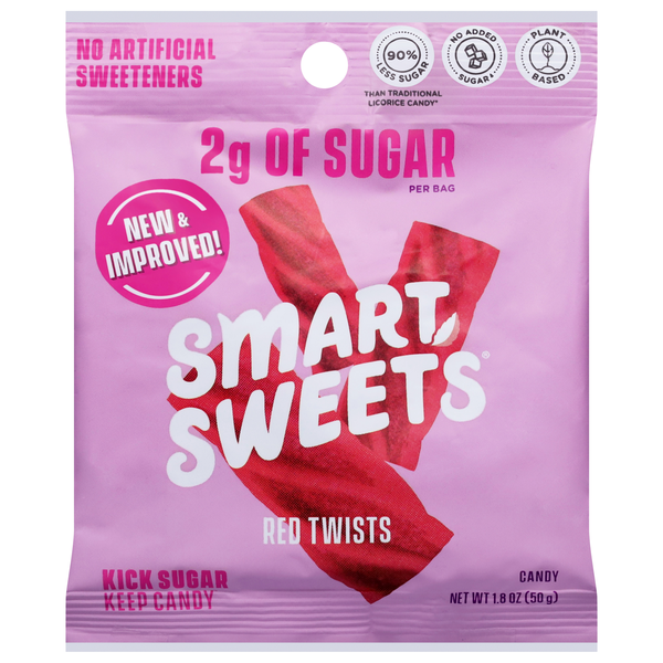 Smart Sweets Red Twists Berry Punch Candy