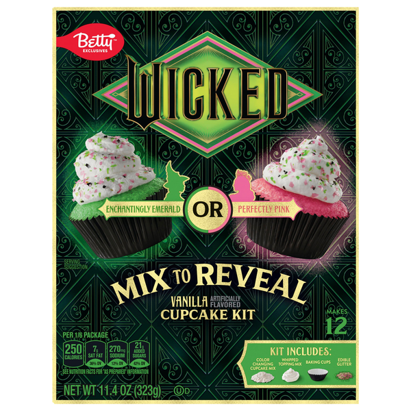 Betty Crocker Wicked Mix to Reveal Vanilla Cupcake Kit