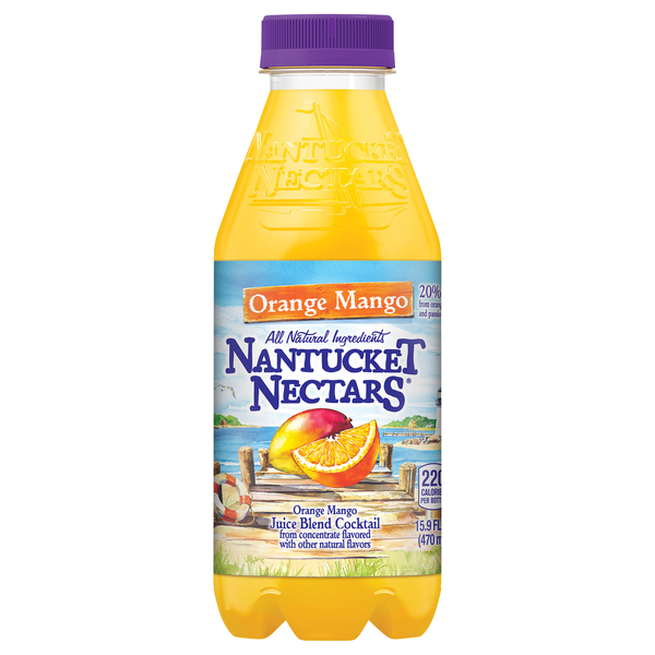 Nantucket Nectars Juice Blend Cocktail Orange Mango All Natural