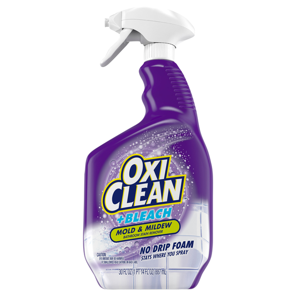 OxiClean + Bleach Mold & Mildew Bathroom Stain Remover Trigger Spray