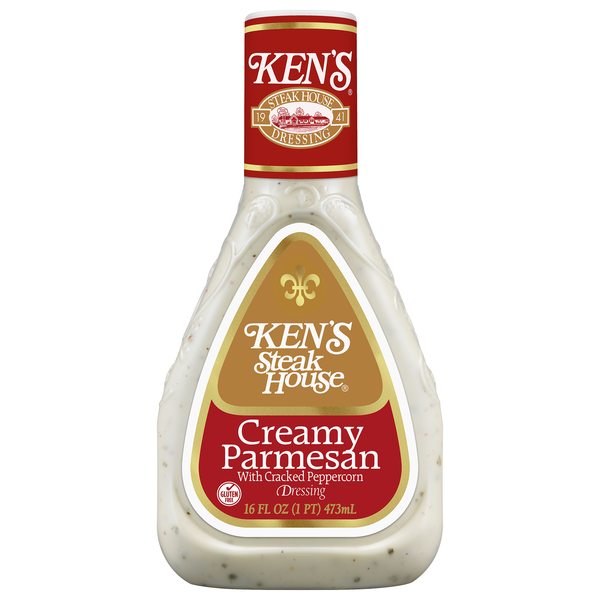 Ken's Steak House Creamy Parmesan with Cracked Peppercorn Dressing