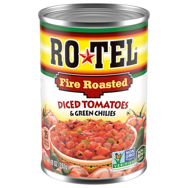 ROTEL Fire Roasted Diced Tomatoes & Green Chilies
