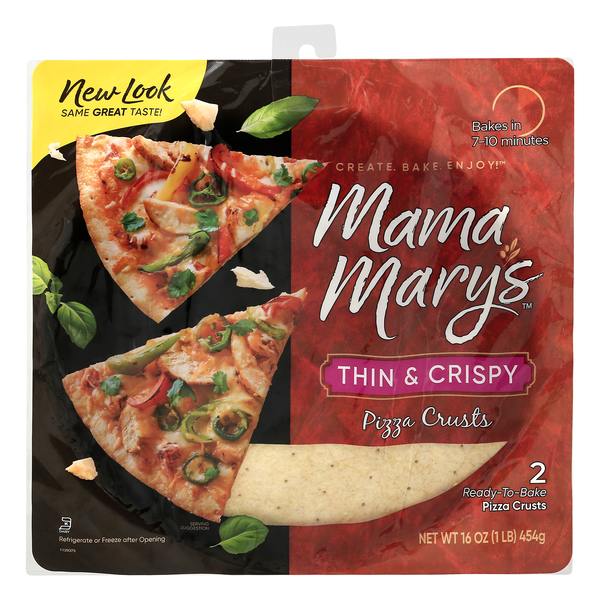 Mama Mary's Thin & Crispy Pizza Crusts - 2 ct