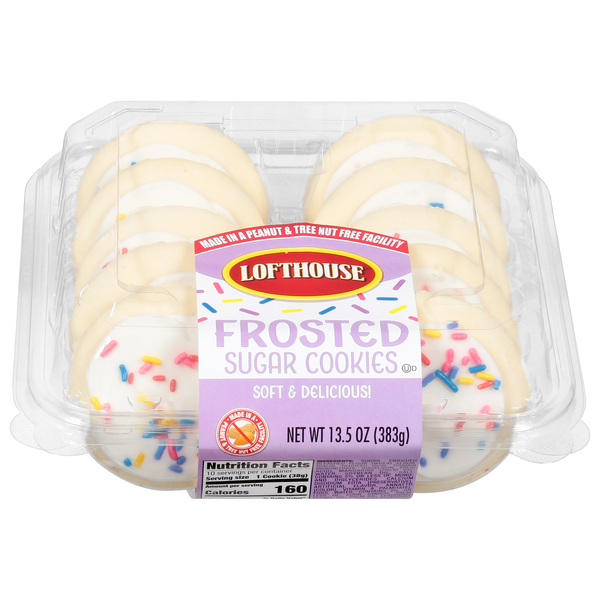 Save on Lofthouse Frosted Sugar Cookies 10 ct Order Online Delivery