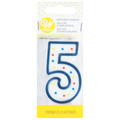 Wilton Numeral Birthday Candle #5
