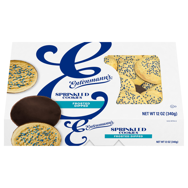 Entenmann's Dipped Sprinkled Cookies