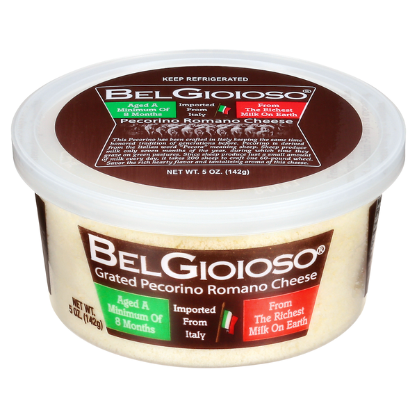 BelGioioso Grated Pecorino Romano Cheese