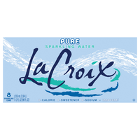LaCroix Pure Sparkling Water - 8 pk