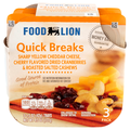 Food Lion Quick Breaks Yellow Cheddar Cheese Cranberries & Cashews - 3 ct