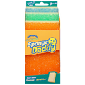 Scrub Daddy Sponge Daddy Dual-Sided Sponge + Scrubber