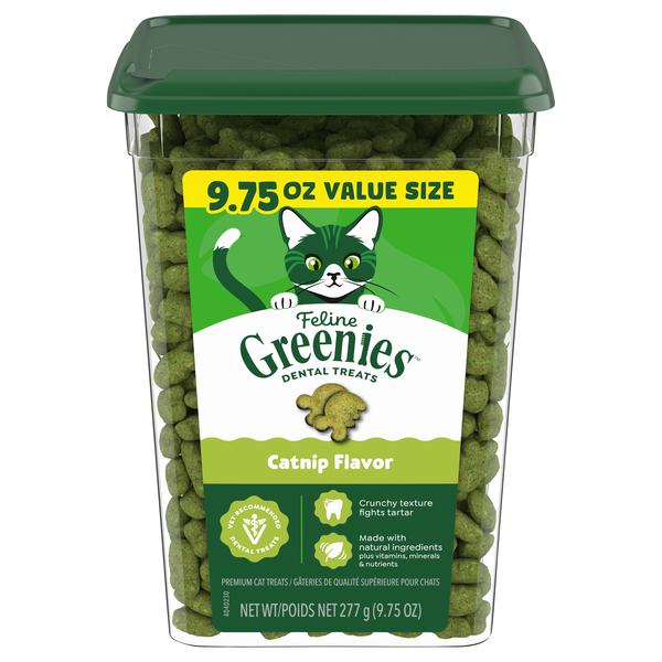 Feline GREENIES Catnip Flavor Dental Cat Treats