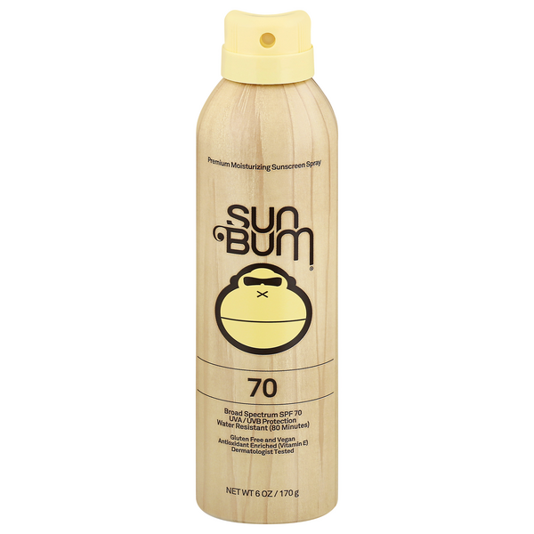 Sun Bum Premium Moisturizing Sunscreen Spray SPF 70