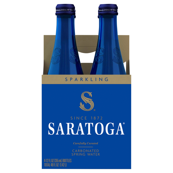 Saratoga Sparkling Spring Water - 4 pk