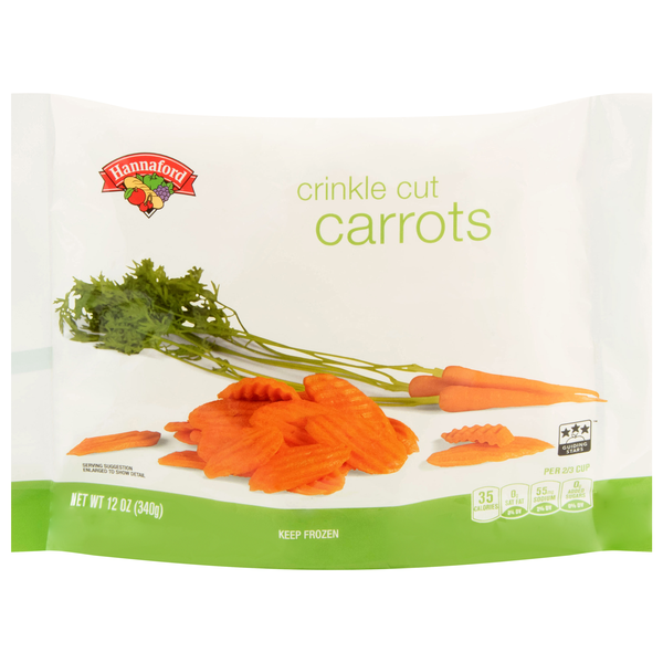 Hannaford Crinkle Cut Carrots Frozen