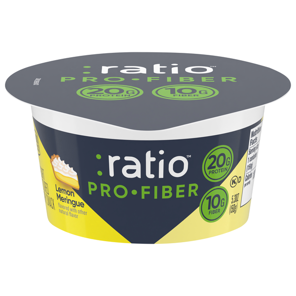 ratio PRO FIBER 20g Protein Lemon Meringue Dairy Snack Cup