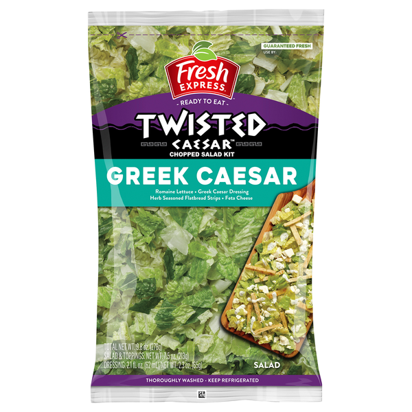 Fresh Express Chopped Twisted Greek Caesar Salad Kit