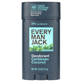 Every Man Jack 0% Aluminum Caribbean Coconut Deodorant Stick