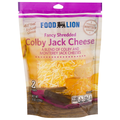 Food Lion Natural Fancy Shredded Colby Jack Cheese