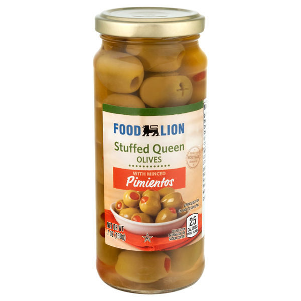Food Lion Stuffed Queen Olives with Minced Pimientos