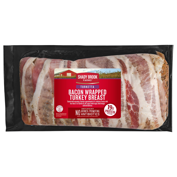 Shady Brook Farms Turketta Bacon Wrapped Turkey Breast Fresh