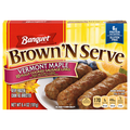 Banquet Brown 'N Serve Vermont Maple Breakfast Sausage Links 10 ct Frozen