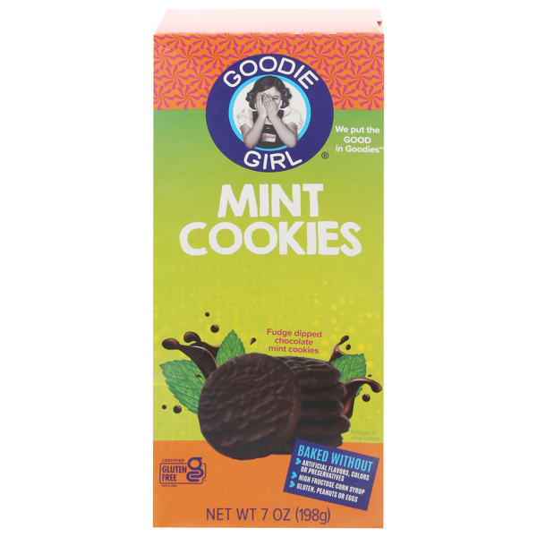 Goodie Girl Gluten Free Fudge Dipped Chocolate Mint Cookies