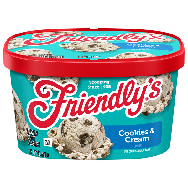 Friendly's Cookies & Cream Frozen Dairy Dessert
