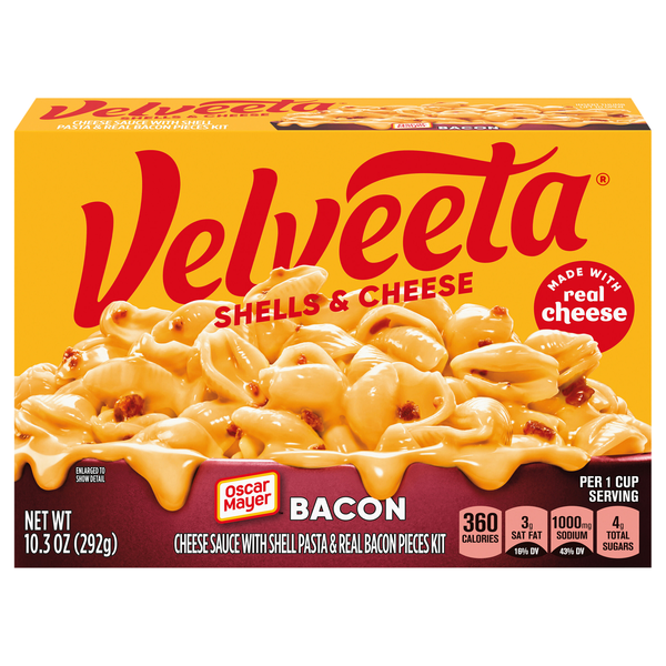 Velveeta Bacon Shells & Cheese Pasta