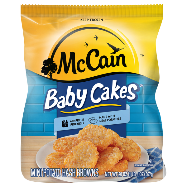 McCain Baby Cakes Mini Potato Hash Browns Frozen