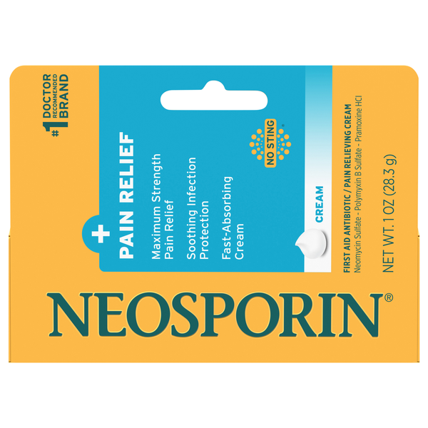 Neosporin + Pain Relief Cream Maximum Strength